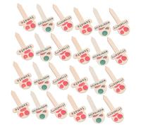 DIKACA 30 Pièces Wood Plant Labels With Vintage Design Garden Stake Signs For Vegetable Seeding Greenhouses Farms And Patios Easy To Install Decorative Plant Markers
