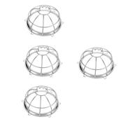 DIKACA 4 Pièces Couvercle de Protection pour Détecteur de Fumée Support Pare-poussière et Installation Facile Protection pour Alarmes Incendie Résidentielles et