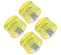 DIKACA 4 Pièces Embouts Caoutchouc pour Marteau Antichoc Têtes de Maillet Résistantes à Usure Remplaçables pour Travaux Délicats et Assemblage Meubles