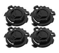 DIKACA 4 pièces Lot Fixations de Visière pour Casque Moto Verrou à Dégagement Rapide Remplacement Facile pour Électromobile et Casque Intégral Clips Robustes Noirs