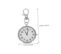 DIKACA 4 Pièces Montre Vintage à Quartz avec Grand Cadran Clair Porte-clés Pratique pour Infirmières Garçon Fille et Seniors Montre Examen Portable pour Usage Scolaire et