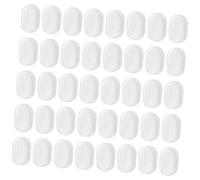 DIKACA 40 Pièces Coussinets pour Boucles Oreilles Clips Transparentes Petits Coussins Anti-glisse Confortables pour Clips Non Percés Accessoires Oreille Ajustement Stable