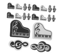 DIKACA 40 Pièces Mini Erasers For Compact Music Note And Piano Shapes Small Erasers For School Classroom And Home Use