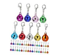 DIKACA 45 Pièces Pet Bell Pendant Set Small Lightweight Cartoon Bells For Dog Cat Collars Charms For DIY Jewelry Crafting And Home Decoration