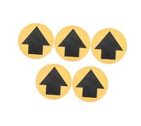 DIKACA 5 Feuilles Dautocollants Fléchés de Sol Signalisation Directionnelle de Sécurité Stickers Adhésifs pour Marchés Écoles Hôpitaux et Espaces pour Gestion Distanciation