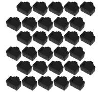 DIKACA 50 Pièces Bouchon de Port Rj45 Ethernet en Silicone Noir | Petit Extracteur, Interface Standard, pour Réseaux de Bureau et Ordinateurs Portables, Nettoyage Solide