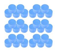 DIKACA 50 Pièces Bouchons Éponge pour Tubes à Essai Antenne Accessoires Habitat Fourmis Filtre Éponge Aquarium Gestion Humidité Stable