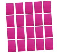 DIKACA 50 Pièces Cartes de Visite Métalliques Aluminium Lames Résistantes et Lisses pour Marquage Laser et Transfert Thermique Lot Professionnel pour Usage Bureau