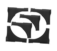 DIKACA 6 Pièces Drying Rack Foot Caps Corner Non Slip Floor Protectors Folding Chair Leg Covers Weather Resistant Accessory Set