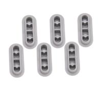 DIKACA 6 pièces Lot de Tampons pour Abattant de Toilette Joint de Siège Protecteur Anti-rayures Accessoire Fixation Compatible avec Wc Maison et Bureau