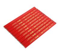 DIKACA 72 Crayons Plats Octogonaux en Bois Naturel pour Charpentier, Marqueurs de Chantier Solide, Lot de 72 Pièces pour Travail du Bois et Construction Professionnelle