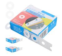 DIKACA 750 Pièces Autocollants Renforts de Trou pour Papier Étiquettes Rondes Auto Adhésives Ultra Fines Protection Déchirure pour Perforées Bureau École Maison