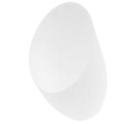 DIKACA Abat-Jour en Plastique Blanc de Fer à Cheval Petit Abat-Jour de Remplacement 42 MM pour Lampe de Bureau Couverture Légère et Ombre Claire pour Décoration Intérieure
