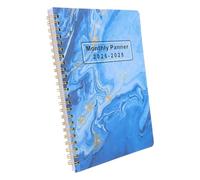 DIKACA Agenda 2026-2028 A5 Carnet de Planification Mensuelle Hebdomadaire et Quotidienne Papier Épais Anti-Bavure Format Compact Bleu Marine Organiseur Personnel pour Bureau et