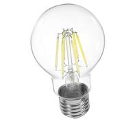DIKACA Ampoule LED Vintage Filament Décorative à Globe Verre Lumière Blanche Froide Éclairage Mural et Plafonnier Installation Facile pour Décoration Intérieure et Extérieure