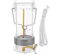 DIKACA Appareil d'Échantillonnage de L'Eau 1L en Acrylique Structure Inoxydable Cylindre de Prélèvement d'Eau de Surface et Profonde pour Analyse Environnementale Marine Lacustre et