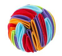 DIKACA Balles Reniflantes pour Chien en Feutre Résistant Interactif d'Entraînement Coloré Balle de Fouille pour L'Odorat et Cacher des Friandises Petit Format pour Stimulant