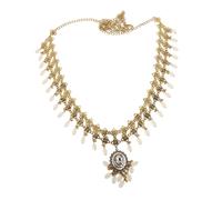 DIKACA Boho Waist Chain Belt Long Rhinestone Tassel Ethnic Retro Body Jewelry For Dance Festival Accessories