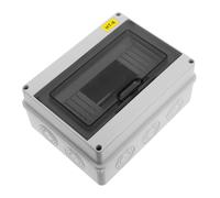 DIKACA Boîte de Distribution Étanche Extérieure avec Disjoncteur Intégré Capacité pour Protection Électrique Boîtier Résistant à Eau pour Usage Domestique et Jardin