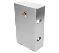 DIKACA Boîte de Prise Étanche Acier Inoxydable Type Protection Antivol et Résistante Aux Intempéries pour Extérieur et Espaces Publics Coffret Verrouillable avec Clé