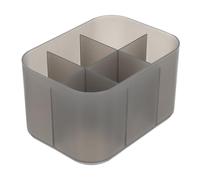 DIKACA Boîte Rangement Manucure Compartiments Transparente Multifonction pour Outils Nail Art Organisation Bureau Esthétique