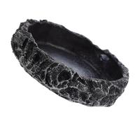 DIKACA Bol Eau pour Reptiles Résistant à Usure Bol Pratique pour Tortues Lézards Serpents et Geckos Récipient Solide et Facile à Nettoyer pour Alimentation et Hydratation des Petits