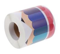 DIKACA Bordure Papier Décorative Crayon Couleur Vive Autocollant Décoratif pour Tableau Salle de Classe Fête et Bureau Facile à Découper et Installer