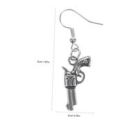 DIKACA Boucles Oreilles Pendantes Cowgirl Occidentales Bijoux Durables pour Femmes pour Cosplay Fêtes et Tenues Steampunk