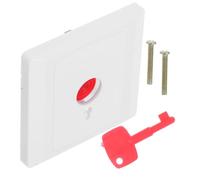 DIKACA Bouton D’alarme Manuel D’urgence Mural Touches de Réinitialisation Bouton D’appel pour Personnes Âgées Clé Adapté aux Environnements Industriels Sécurité Réutilisable Facile