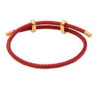DIKACA Bracelet Cordon Rouge Réglable pour Femme et Homme Protection Bracelet Couple Tressé avec Perles Anniversaire et Saint Valentin