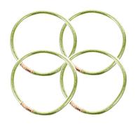 DIKACA Bracelet Jonc en Silicone Pailleté Taille Moyenne Couleur Multicolore Ensemble de Bracelets Élastiques pour Filles Pailletée Accessoires de Poignet pour Usage Quotidien