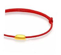DIKACA Bracelet Rouge Corde Macramé Rat Year avec Chanceuse de Poignet pour Femme Style Simple et Élégant Accessoire Mode pour Fête et
