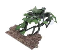 DIKACA Branche Angle Résine pour Terrarium avec Ventouse Décoration Escalade pour Reptiles Lézards et Serpents Installation Facile et Ajustable