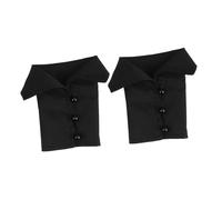 DIKACA Brassards Chemise Coton Amovibles Fausses Manchettes Confortables pour Femmes Accessoires Décoratifs Respirants pour Tenue Professionnelle et Styles Variés