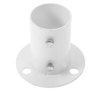 DIKACA Bride D'échelle de Piscine en Acier Inoxydable Blanche, Fixation | Piece Echelle Piscine, Support D'échelle de Piscine, Rampe Piscine Inox