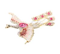 DIKACA Broche avec Cristal et Strass Accessoire Vestimentaire pour Col et Revers Bijoux pour Femmes Épingle pour Fête Noël Anniversaire