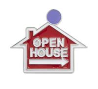 DIKACA Broche «maison à » en Métal Solide, Épingle Décorative Unique pour Vêtements, Accessoire Élégant Agent Immobilier, 1 Pièce, Présent pour Usage Quotidien et Événementiel