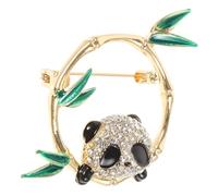 DIKACA Broche Panda Cartoon Adorable Épingle de Revers Décorative pour Femmes Accessoire Mode pour Vêtements Sacs Chapeaux et Pratique