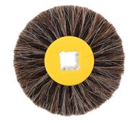 DIKACA Brosse Roue de Polissage Crin de Cheval pour Perceuse Accessoire Multi-usage pour Sculpture et Finition Meubles Brosse Tampon pour Polissage Bois et Métal Compacte