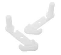 DIKACA Butée de Charnière de Réfrigérateur en Plastique 2 Pièces Crochet de Porte pour Entretien et Réparation de Porte de Congélateur, Accessoire Compatible pour Gros Appareils