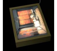 DIKACA Cadre Photo Lumineux Moderne 3D Petit Format Cadre Décoratif Lampe de Nuit Intégrée Léger et Design pour Bureau Salon et Chambre Original et Fonctionnel