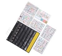 DIKACA Calendrier Hebdomadaire Éducatif à Pochettes pour Garçon Fille Tableau Mural avec Météo Décoration Classe pour Apprentissage des Mois Saisons et Dates Support Cognitif et
