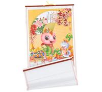DIKACA Calendrier Mural Papier Rotatif pour Bureau et Maison Calendrier Suspendu Imprimé Format Pratique pour Usage Quotidien