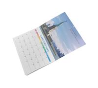 DIKACA Calendrier Mural Thème Organiseur Familial Compact pour Bureau Maison et École Calendrier Papier et Planificateur Annuel Pratique