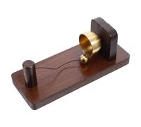 DIKACA Carillon Éolien Mural Magnétique en Bois Naturel Sonnette Décorative Rétro de Cloche Fixation Aimantée pour Porte D’Entrée de Maison Magasin Bureau et Porche Son Apaisant et