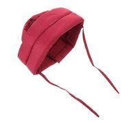 DIKACA Casque Antichoc pour Personnes Âgées, Chapeau de Protection avec Jugulaire Ajustable, Rembourrage Épais, Taille Adulte, Couleur Rouge Foncé, Protection Sécurisée pour Troubles