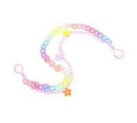 DIKACA Chaîne Pantalon Colorée Punk Détachable pour Hip Hop Unisexe Accessoire Arc-ciel pour Jeans Jupes et Sacs Style Versatile et Mode Actuelle