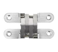 DIKACA Charnière de Porte Invisible à Fermeture Automatique en Acier Inoxydable Réglable Capacité 30Kg Charnière Cachée pour Porte Intérieure et Meuble Adaptée Armoires