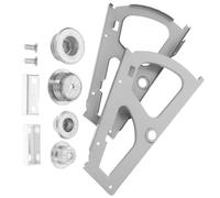 DIKACA Charnières Pivotantes en Acier Inoxydable Lot de 2 pour Meuble à Chaussures Remplacement Facile et Usage Étagères et Meubles à Monter Soi-Même