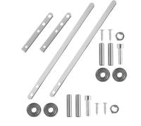 DIKACA Cintreuse Manuelle Lourde pour Barres D’armature Acier 1-10 Mm, Lot de 2 Outils de Cintrage Métal Robustes, Outil à Main Précis pour Chantier Industriel et Construction